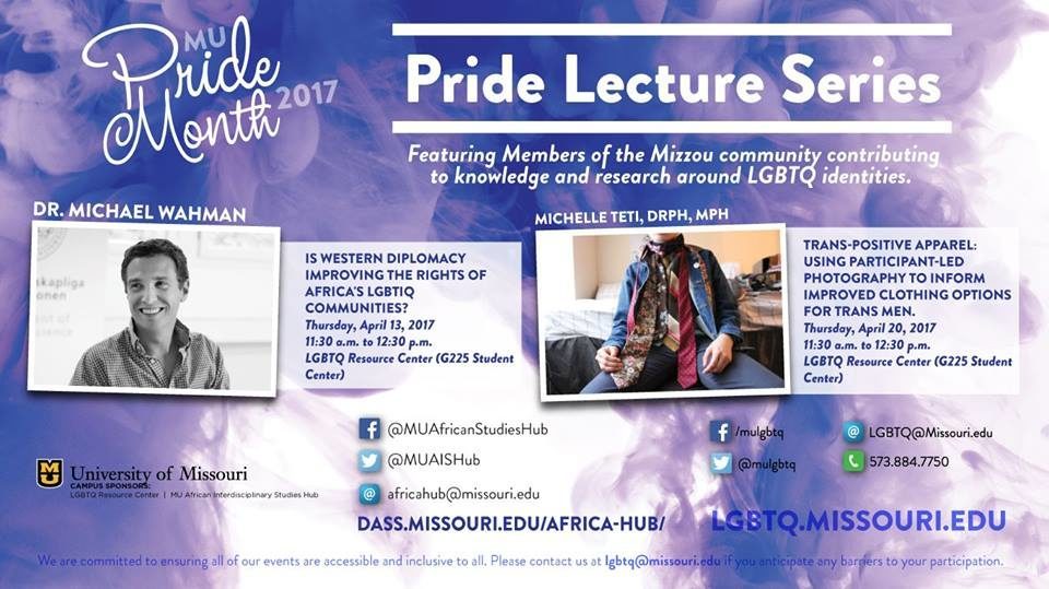 Pride lecture series - Dr. Michael Wahman